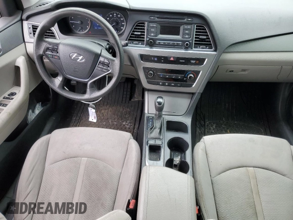2017 Hyundai Sonata 2.4L with VIN 5NPE24AF5HH441034, listed as a Copart auction lot 51003565 with 123,307 mi miles and Salvage Title. Bid and sale history available at carsss.com. Image 8.