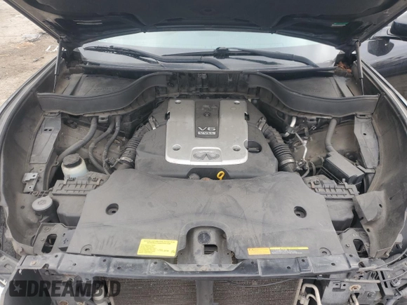 2014 Infiniti QX70 with VIN JN8CS1MW0EM412578, listed as a Copart auction lot 49091955 with 157,580 mi miles and Salvage title. Bid and sale history available at DreamBid. Image 12.