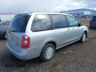 2005 Mazda MPV LX with VIN JM3LW28A150551864, listed as a IAAI auction lot 41922850 with 247,930 mi miles. Bid and sale history available at carsss.com. Image 4.