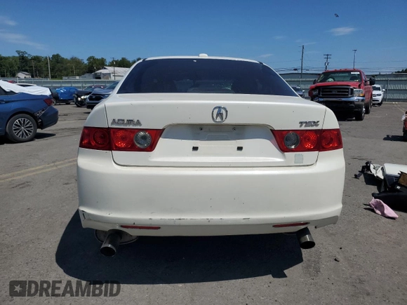 2006 Acura TSX Navi with VIN JH4CL96976C022498, listed as a Copart auction lot 69482864 with Not provided miles and Salvage title. Bid and sale history available at DreamBid. Image 6.