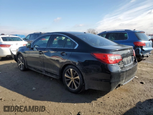 2015 Subaru Legacy 2.5i Limited with VIN 4S3BNBL67F3040136, listed as a Copart auction lot 46649635 with 124,273 mi miles and Salvage Title. Bid and sale history available at carsss.com. Image 2.