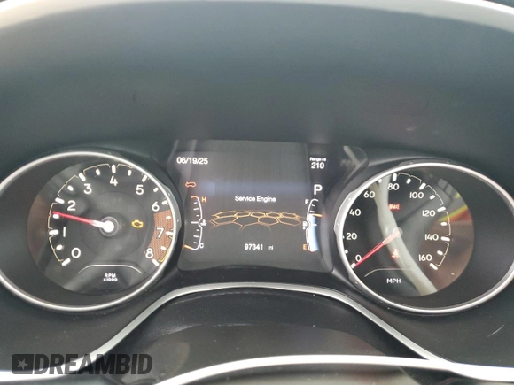 2020 Jeep Compass Limited с VIN 3C4NJCCB5LT152381, выставлен на аукционе Copart как лот 60044465 с пробегом 97 341 миль миль и Чистый • Clean title. История ставок и продаж доступна на DreamBid. Изображение 9.
