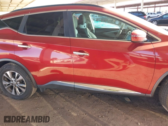 2016 Nissan Murano S with VIN 5N1AZ2MH8GN133376, listed as a IAAI auction lot 41373139 with 162,905 mi miles and . Bid and sale history available at DreamBid. Image 13.
