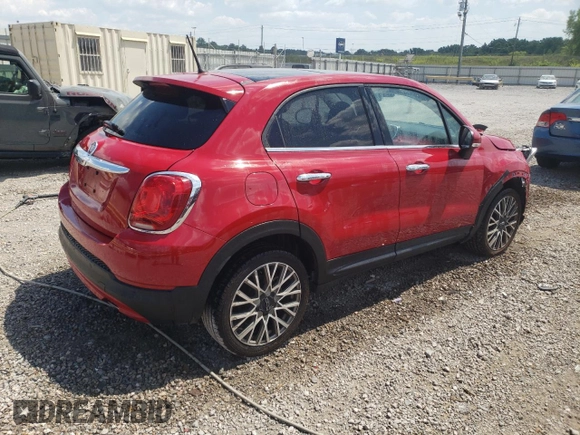 2017 FIAT 500X Lounge with VIN ZFBCFXDB4HP591388, listed as a Copart auction lot 59065624 with 135,494 mi miles and Salvage title. Bid and sale history available at DreamBid. Image 3.