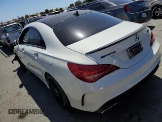 2016 Mercedes-Benz CLA 45 AMG with VIN WDDSJ5CB8GN357168, listed as a Copart auction lot 61197833 with 34,990 mi miles and . Bid and sale history available at DreamBid. Image 2.