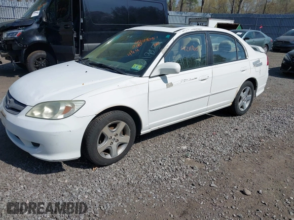 2004 Honda Civic EX with VIN 2HGES26714H545269, listed as a IAAI auction lot 42119051 with 224,384 mi miles and . Bid and sale history available at DreamBid. Image 6.