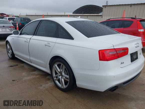 2014 Audi A6 Prestige with VIN WAUHGAFC6EN154497, listed as a IAAI auction lot 42189308 with 97,472 mi miles and . Bid and sale history available at DreamBid. Image 3.