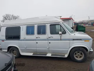 1991 Ford Econoline Cargo with VIN 1FDEE14H6MHA05266, listed as a IAAI auction lot 41538798 with 133,537 mi miles and . Bid and sale history available at DreamBid. Image 13.