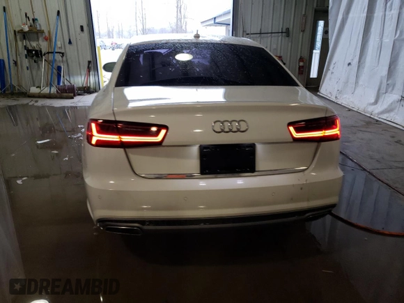 2016 Audi A6 2.0T Premium Plus with VIN WAUGFAFC0GN114014, listed as a Copart auction lot 38778553 with 93,112 mi miles. Bid and sale history available at carsss.com. Image 6.