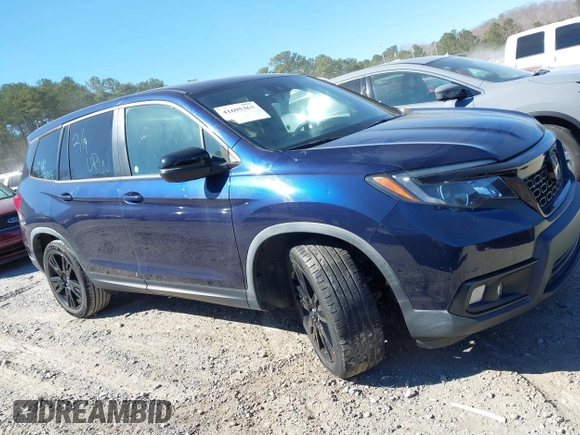 2020 Honda Passport EX-L with VIN 5FNYF7H58LB005866, listed as a IAAI auction lot 41695363 with Not provided miles and . Bid and sale history available at DreamBid. Image 13.