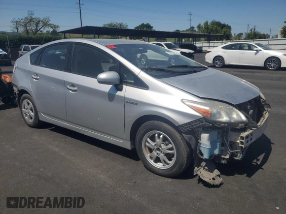 2011 Toyota Prius I with VIN JTDKN3DU7B1432090, listed as a Copart auction lot 52990835 with Not Provided miles and Salvage Title. Bid and sale history available at DreamBid. Image 4.