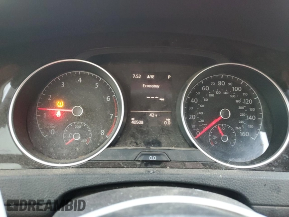 2018 Volkswagen Golf SportWagen SEL with VIN 3VWL17AU4JM762666, listed as a Copart auction lot 77591004 with 40,508 mi miles and Salvage Title. Bid and sale history available at carsss.com. Image 9.