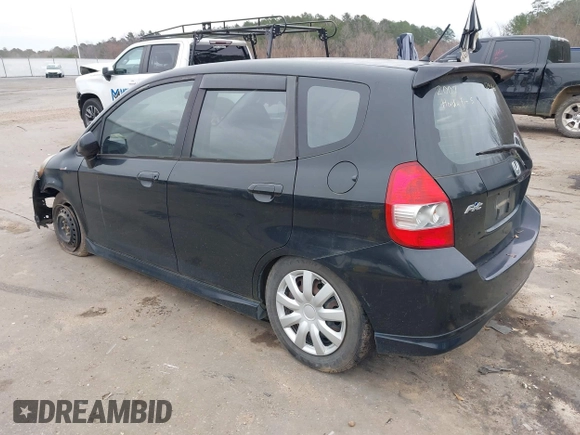 2007 Honda Fit Sport with VIN JHMGD37617S061689, listed as a IAAI auction lot 41498241 with 129,466 mi miles. Bid and sale history available at carsss.com. Image 3.