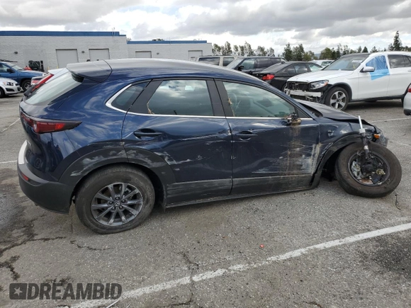 2024 Mazda CX-30 S with VIN 3MVDMBAM5RM655105, listed as a Copart auction lot 45430725 with 10,096 mi miles and Salvage Title. Bid and sale history available at DreamBid. Image 3.
