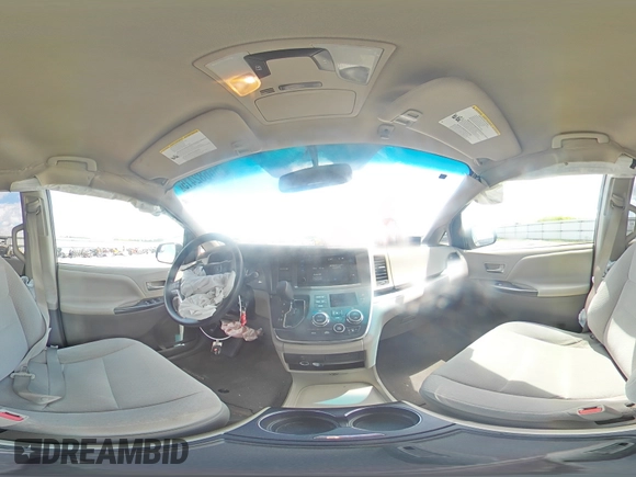 2015 Toyota Sienna LE AAS with VIN 5TDKK3DC8FS582699, listed as a Copart auction lot 56682415 with 195,915 mi miles and Salvage title. Bid and sale history available at DreamBid. Image 15.