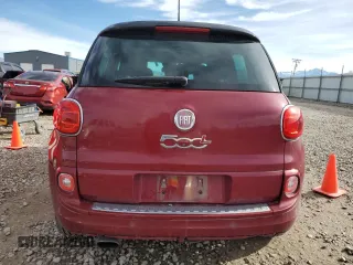 2014 FIAT 500L Lounge with VIN ZFBCFACHXEZ029174, listed as a Copart auction lot 80573714 with 72,099 mi miles and Salvage Title. Bid and sale history available at carsss.com. Image 6.