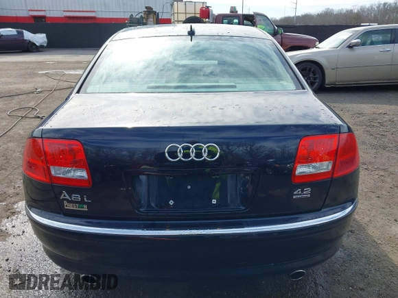 2005 Audi A8 L with VIN WAUML44E65N005541, listed as a IAAI auction lot 41488721 with 84,545 mi miles. Bid and sale history available at carsss.com. Image 16.