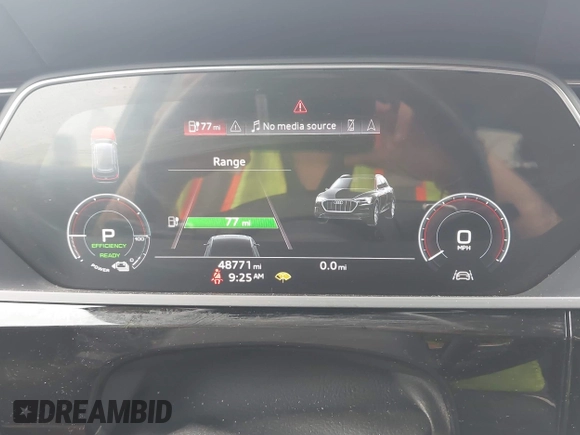 2022 Audi e-tron Premium with VIN WA1AAAGE1NB003892, listed as a IAAI auction lot 42391555 with 48,771 mi miles and . Bid and sale history available at DreamBid. Image 7.