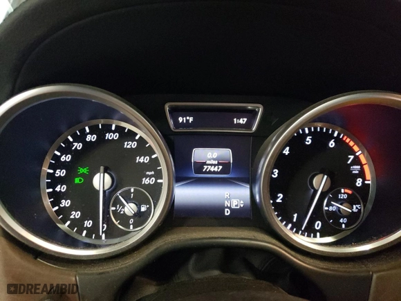 2016 Mercedes-Benz GL with VIN 4JGDF7DE0GA668847, listed as a Copart auction lot 62680973 with NaN miles. Bid and sale history available at carsss.com. Image 9.
