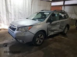 2016 Subaru Forester 2.5i with VIN JF2SJABC6GH438053, listed as a Copart auction lot 58996035 with 54,678 mi miles and Salvage title. Bid and sale history available at DreamBid. Image 1.