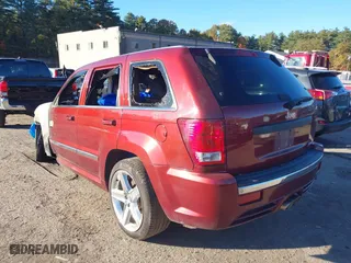 2007 Jeep Grand Cherokee SRT-8 with VIN 1J8HR78347C508876, listed as a IAAI auction lot 40535519 with 1 mi miles. Bid and sale history available at carsss.com. Image 3.