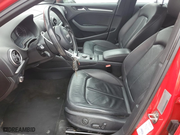 2015 Audi A3 2.0T Premium with VIN WAUBFGFF5F1067012, listed as a Copart auction lot 52874775 with 175,886 mi miles and Clean Title. Bid and sale history available at carsss.com. Image 7.