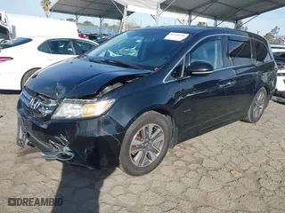 2014 Honda Odyssey Touring with VIN 5FNRL5H92EB078352, listed as a IAAI auction lot 41680386 with NaN miles. Bid and sale history available at carsss.com. Image 17.
