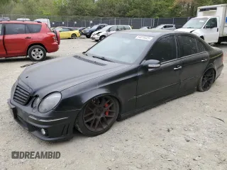 2004 Mercedes-Benz E 55 AMG with VIN WDBUF76J44A412106, listed as a Copart auction lot 54076525 with 166,081 mi miles and Clean Title. Bid and sale history available at carsss.com. Image 1.