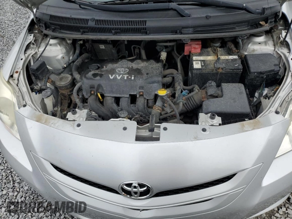 2008 Toyota Yaris with VIN JTDBT923081189704, listed as a Copart auction lot 53833445 with 161,086 mi miles and Salvage Title. Bid and sale history available at carsss.com. Image 11.