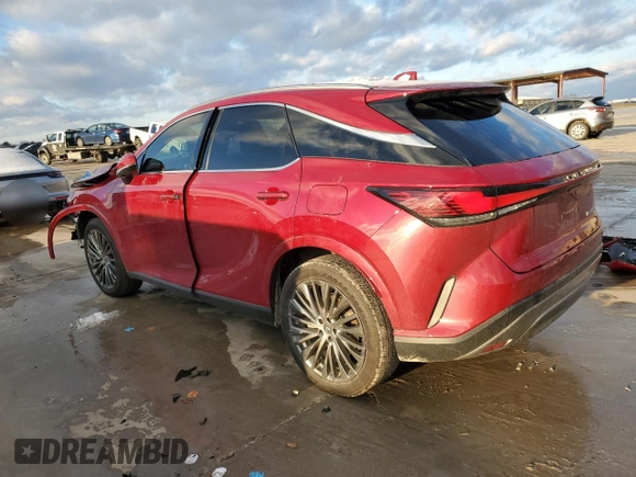 2023 Lexus RX 350h z VIN 2T2BBMCA4PC004580, wystawiony jako Copart lot #87616145 z przebiegiem 31 020 mil mil oraz Szkoda całkowita • Salvage title. Historia ofert i sprzedaży dostępna na DreamBid. Obrazek 2.