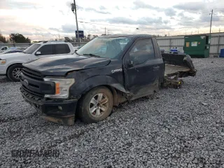2018 Ford F-150 XL with VIN 1FTMF1CBXJKE11799, listed as a Copart auction lot 47627795 with 111,693 mi miles and Non Repairable. Bid and sale history available at carsss.com. Image 1.