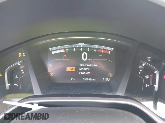 2018 Honda CR-V Touring with VIN 7FARW1H90JE012526, listed as a IAAI auction lot 42055078 with 96,098 mi miles and . Bid and sale history available at DreamBid. Image 7.