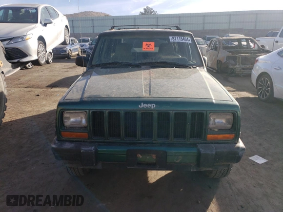2001 Jeep Cherokee Sport with VIN 1J4FT48S61L522723, listed as a Copart auction lot 87115404 with 0 mi miles and Clean Title. Bid and sale history available at carsss.com. Image 5.
