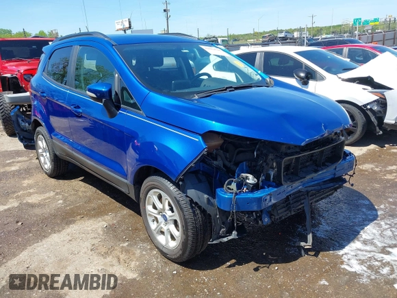 2020 Ford EcoSport SE with VIN MAJ3S2GE6LC344672, listed as a IAAI auction lot 42082028 with 72,122 mi miles and . Bid and sale history available at DreamBid. Image 1.
