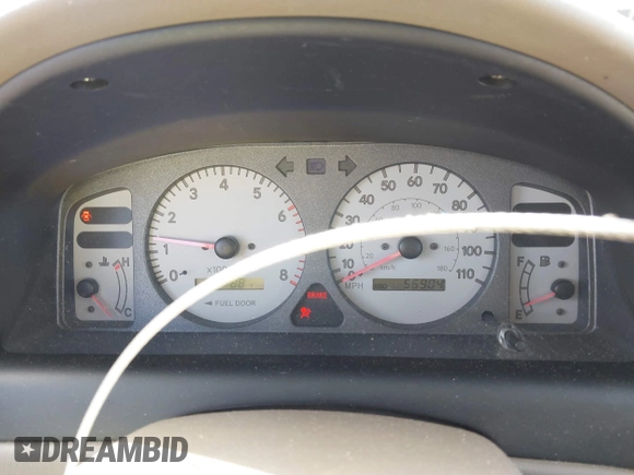 1999 Toyota Corolla VE with VIN 1NXBR12E4XZ182751, listed as a IAAI auction lot 41433066 with 56,904 mi miles and . Bid and sale history available at DreamBid. Image 7.