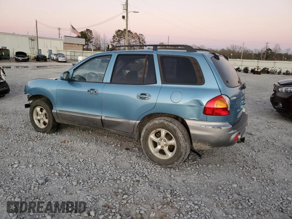 2003 Hyundai Santa Fe GLS with VIN KM8SC13D53U554812, listed as a Copart auction lot 86789014 with 0 mi miles and Salvage Title. Bid and sale history available at carsss.com. Image 2.