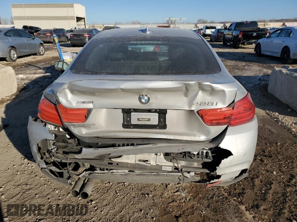 2016 BMW 4 Series 428i xDrive with VIN WBA4C9C58GG136976, listed as a Copart auction lot 89408475 with 66,593 mi miles and Salvage Title. Bid and sale history available at DreamBid. Image 6.