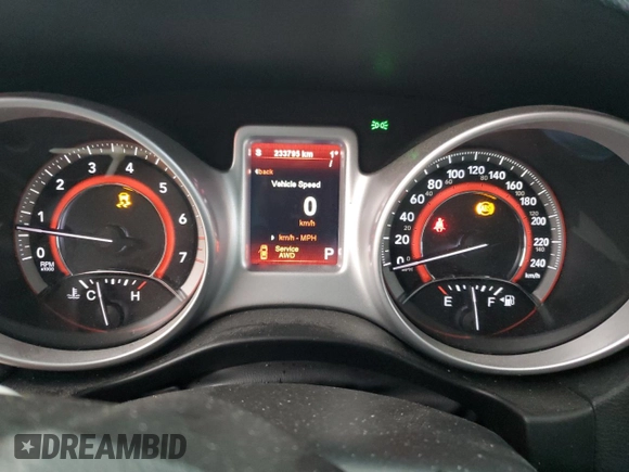 2012 Dodge Journey GT with VIN 3C4PDDEG6CT325260, listed as a Copart auction lot 43723655 with 233,795 mi miles and Clean Title. Bid and sale history available at DreamBid. Image 9.