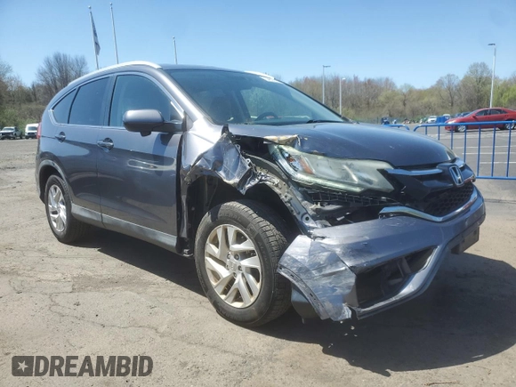 2015 Honda CR-V EX-L with VIN 2HKRM4H74FH612136, listed as a Copart auction lot 54825335 with 237,619 mi miles and Salvage Title. Bid and sale history available at carsss.com. Image 4.
