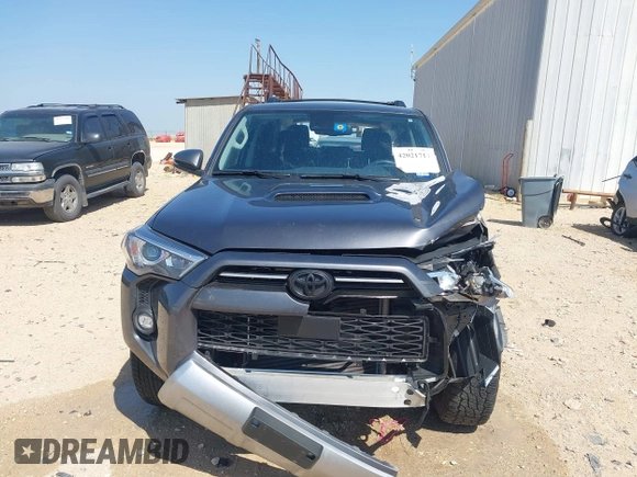2023 Toyota 4Runner TRD Off Road Premium with VIN JTERU5JR1P6202743, listed as a IAAI auction lot 42021717 with 27,687 mi miles and . Bid and sale history available at DreamBid. Image 12.