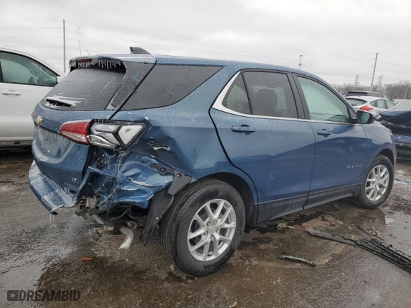 2024 Chevrolet Equinox LT with VIN 3GNAXKEG5RL258135, listed as a Copart auction lot 44190615 with 19,456 mi miles and Salvage Title. Bid and sale history available at carsss.com. Image 3.