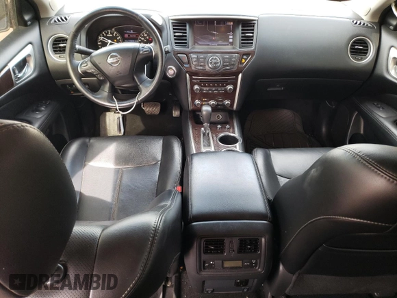 2016 Nissan Pathfinder Platinum with VIN 5N1AR2MM1GC616054, listed as a Copart auction lot 70506944 with 97,532 mi miles and Salvage title. Bid and sale history available at DreamBid. Image 8.