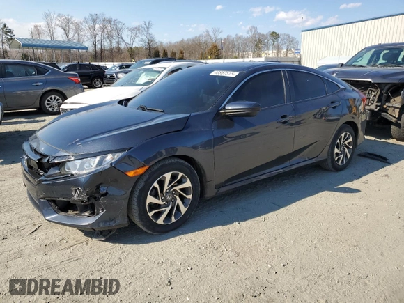2016 Honda Civic Sedan EX with VIN 19XFC2F73GE088447, listed as a Copart auction lot 46857515 with 103,622 mi miles and Salvage Title. Bid and sale history available at carsss.com. Image 1.
