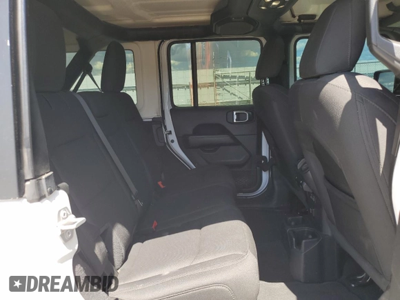 2020 Jeep Wrangler Unlimited Sahara with VIN 1C4HJXEN0LW161222, listed as a Copart auction lot 63681485 with 80,957 mi miles and Salvage title. Bid and sale history available at DreamBid. Image 11.