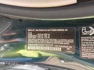 2014 BMW 4 Series 428i xDrive z VIN WBA3N9C55EF722107, wystawiony jako IAAI lot #40860541 z przebiegiem 95 666 mil mil oraz . Historia ofert i sprzedaży dostępna na DreamBid. Obrazek 9.