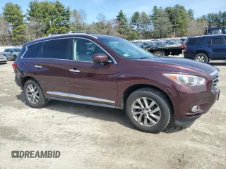 2014 Infiniti QX60 with VIN 5N1AL0MM2EC545725, listed as a Copart auction lot 51765985 with 144,035 mi miles and Clean Title. Bid and sale history available at carsss.com. Image 4.