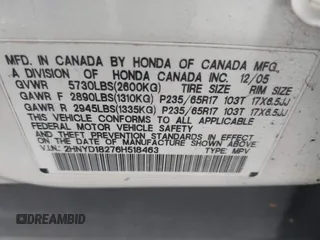 2006 Acura MDX with VIN 2HNYD18276H518463, listed as a IAAI auction lot 41958944 with 33,081 mi miles. Bid and sale history available at carsss.com. Image 9.