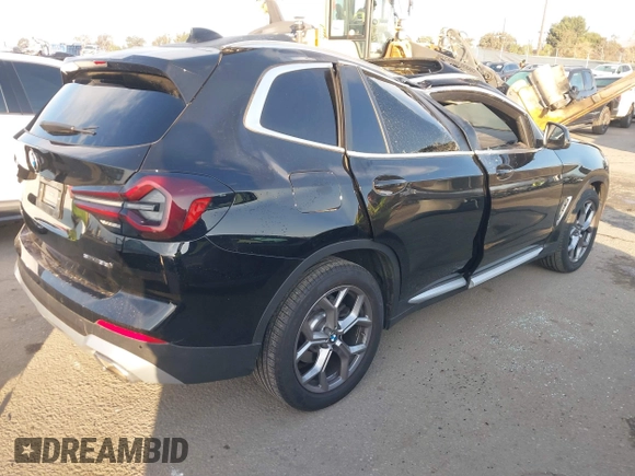 2024 BMW X3 sDrive30i with VIN WBX47DP0XRN261570, listed as a IAAI auction lot 41414992 with 15,146 mi miles and . Bid and sale history available at DreamBid. Image 4.