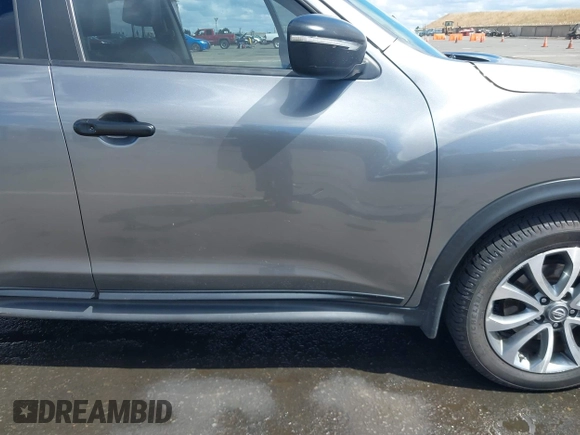 2015 Nissan Juke S with VIN JN8AF5MRXFT513258, listed as a IAAI auction lot 42213721 with 91,972 mi miles and . Bid and sale history available at DreamBid. Image 17.