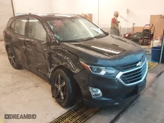 2019 Chevrolet Equinox LS with VIN 3GNAXHEV0KL147077, listed as a IAAI auction lot 41572529 with 56,817 mi miles. Bid and sale history available at carsss.com. Image 1.